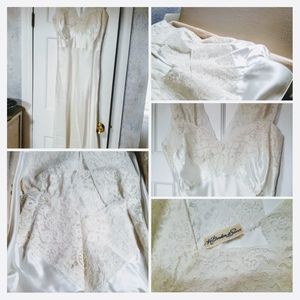 Vintage wedding night gown